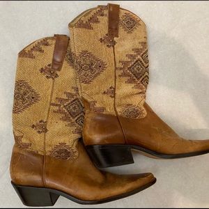 Vero Cuoio brocade cowboy boots
